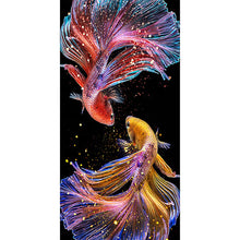 Load image into Gallery viewer, Colorful Fish 45x85cm(canvas) full round drill diamond painting
