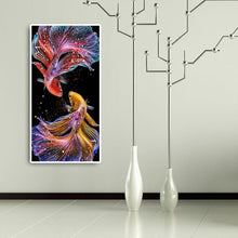 Load image into Gallery viewer, Colorful Fish 45x85cm(canvas) full round drill diamond painting
