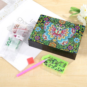 DIY Special-shaped Diamond Painting Butterfly Resin Jewelry Box Containers