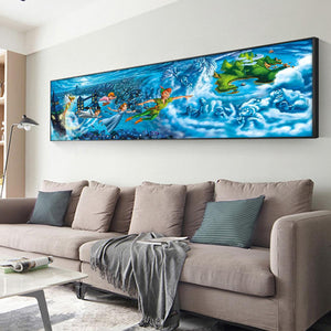 Flying Elf 80x30cm(canvas) full round drill diamond painting