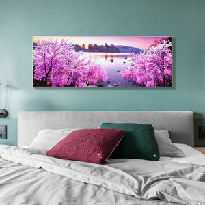 Seaside Plants 100x50cm(canvas) full round drill diamond painting