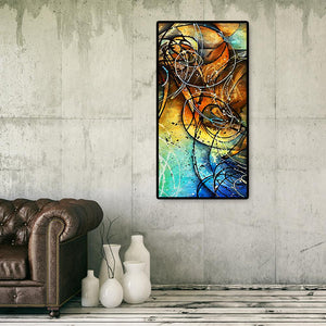 Abstract Design 45x85cm(canvas) full round drill diamond painting
