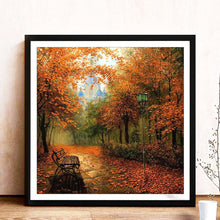 Load image into Gallery viewer, Autumn Maples Scenery 30x30cm(canvas) full round drill diamond painting
