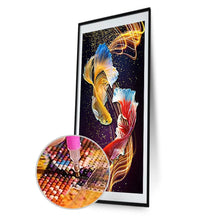 Load image into Gallery viewer, Two Swimming Fish 45x85cm(canvas) full round drill diamond painting
