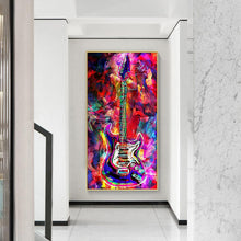 Load image into Gallery viewer, Guitar 45x85cm(canvas) full round drill diamond painting
