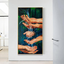 Load image into Gallery viewer, Hand 45x85cm(canvas) full round drill diamond painting

