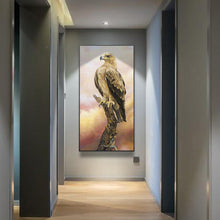 Load image into Gallery viewer, Animal Eagle 45x85cm(canvas) full round drill diamond painting
