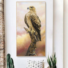 Load image into Gallery viewer, Animal Eagle 45x85cm(canvas) full round drill diamond painting
