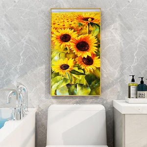 Sunflowers 45x85cm(canvas) full round drill diamond painting