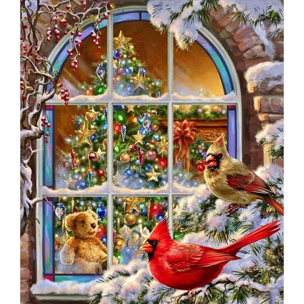 Christmas Windows Xmas Party 40*50cm paint by numbers