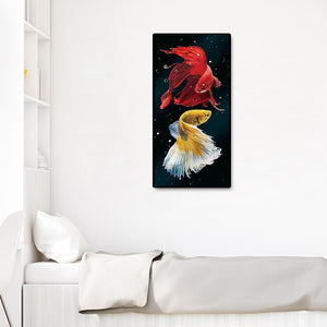 Fish Decorations 45x85cm(canvas) full round drill diamond painting
