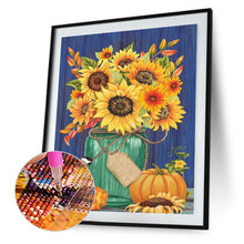 Load image into Gallery viewer, Sunflower 30x40cm(canvas) full round drill diamond painting
