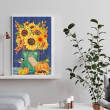 Load image into Gallery viewer, Sunflower 30x40cm(canvas) full round drill diamond painting
