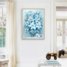 Load image into Gallery viewer, Elegant Flowers 40x50cm(canvas) full square drill diamond painting
