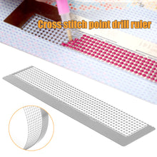 Load image into Gallery viewer, 408 Holes DIY Diamond Painting Tools Round Drill Ruler Cross Stitch Scale
