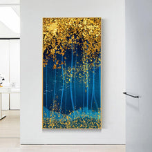 Load image into Gallery viewer, Woods Landscape 45x85cm(canvas) full round drill diamond painting
