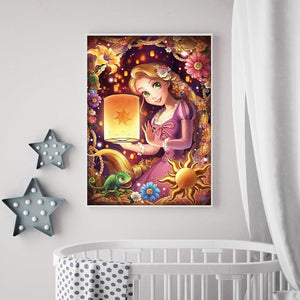 Girl 40x50cm(canvas) full square drill diamond painting