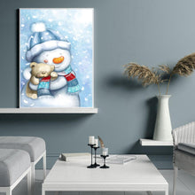 Load image into Gallery viewer, Snowman 30x40cm(canvas) full round drill diamond painting
