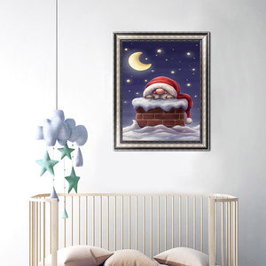 Santa Claus 30x40cm(canvas) full round drill diamond painting