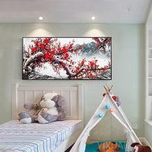 Load image into Gallery viewer, Plum Blossom 100x50cm(canvas) full round drill diamond painting
