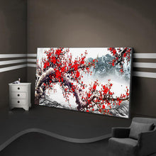 Load image into Gallery viewer, Plum Blossom 100x50cm(canvas) full round drill diamond painting
