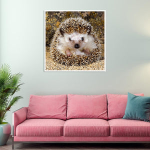 Animals Hedgehog 30x30cm(canvas) full round drill diamond painting