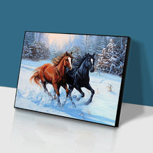 Load image into Gallery viewer, Horse Animal 50x40cm(canvas) full square drill diamond painting
