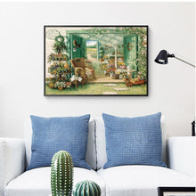 Load image into Gallery viewer, Garden 50x40cm(canvas) full square drill diamond painting

