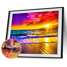 Load image into Gallery viewer, Beach 50x40cm(canvas) full square drill diamond painting
