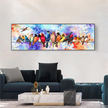 Load image into Gallery viewer, Birds 80x30cm(canvas) full round drill diamond painting
