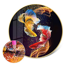Load image into Gallery viewer, Fish 40x40cm(canvas) full round drill diamond painting
