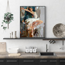 Load image into Gallery viewer, Ballet Girl 30x40cm(canvas) full round drill diamond painting
