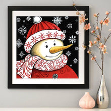 Load image into Gallery viewer, Snowman 30x30cm(canvas) full round drill diamond painting
