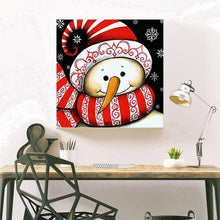 Load image into Gallery viewer, Snowman 30x30cm(canvas) full round drill diamond painting
