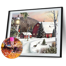 Load image into Gallery viewer, Snow for Christmas 50x40cm(canvas) full square drill diamond painting
