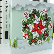 Load image into Gallery viewer, 8pcs DIY Greeting Card Special-shaped Diamond Painting Christmas Postcards
