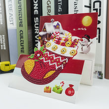 Load image into Gallery viewer, 8pcs Special-shaped Diamond Painting Cross Stitch Christmas Greeting Cards
