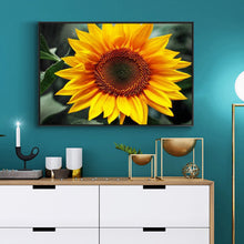 Load image into Gallery viewer, Positive Sunflower 40x30cm(canvas) full round drill diamond painting
