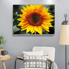 Load image into Gallery viewer, Positive Sunflower 40x30cm(canvas) full round drill diamond painting
