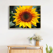 Load image into Gallery viewer, Positive Sunflower 40x30cm(canvas) full round drill diamond painting
