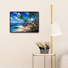 Load image into Gallery viewer, Seaside View 40x30cm(canvas) full round drill diamond painting
