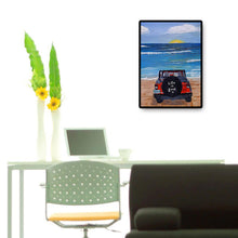 Load image into Gallery viewer, Car on Seaside 30x40cm(canvas) full round drill diamond painting
