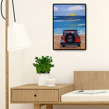Load image into Gallery viewer, Car on Seaside 30x40cm(canvas) full round drill diamond painting
