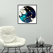 Load image into Gallery viewer, Fish Pond Lotus 40x40cm(canvas) full round drill diamond painting

