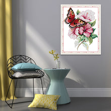 Load image into Gallery viewer, 14CT Flower Series Cross Stitch Kits Embroidery Canvas Needlework 28*35CM
