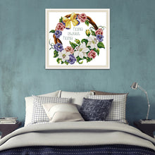 Load image into Gallery viewer, Flower 14CT Stamped Cross Stitch Kit 35x33cm(canvas)

