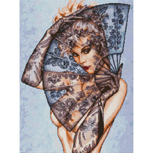 Load image into Gallery viewer, Character Ecological Cotton Cross Stitch Kit 14CT 2 Threads Canvas 48*62CM
