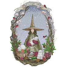 Load image into Gallery viewer, Character Ecological Cotton Cross Stitch Kit 14CT 2 Threads Canvas 31*41CM
