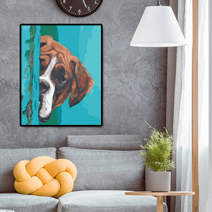 Cute Dog 40*50cm paint by numbers