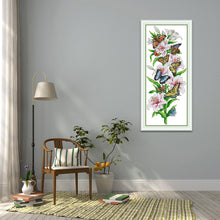 Load image into Gallery viewer, Flowers 14CT Stamped Cross Stitch Kit 27x57cm(canvas)
